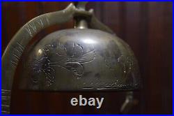 1920s VINTAGE HOTEL FRONT DESK BELLHOP SERVICE BRASS BELL FINGER LEVER RINGER192
