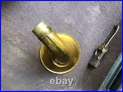 1921 Beuscher 5 Valve Double Bell Euphonium Baritone- Original Antique