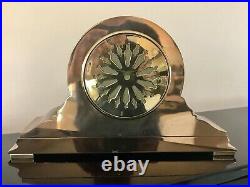 1924 Chelsea Ships Bell Antique Bronze Brass Clock Udall & Ballou Works