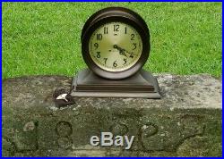 1935 Chelsea Admiral Ship's Bell Clock for John Bliss & Co NY 8.5 dial 12.5 ht