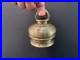 19c Vintage Rare Handmade Unique Domb Shape Heavy Bronze Bell With Good Sound