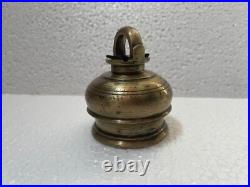19c Vintage Rare Handmade Unique Domb Shape Heavy Bronze Bell With Good Sound 19c Vintage Rare Handmade Unique Domb Shape Heavy Bronze Bell With Good Sound