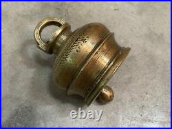 19c Vintage Rare Handmade Unique Domb Shape Heavy Bronze Bell With Good Sound 19c Vintage Rare Handmade Unique Domb Shape Heavy Bronze Bell With Good Sound