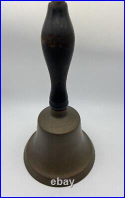 19th Century Large Brass Dinner Bell