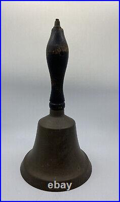 19th Century Large Brass Dinner Bell