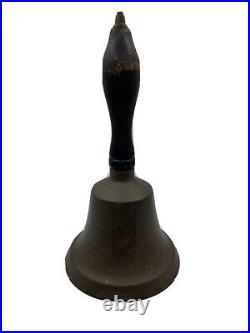 19th Century Large Brass Dinner Bell