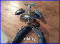 19th century horse harness, horse brass, bells