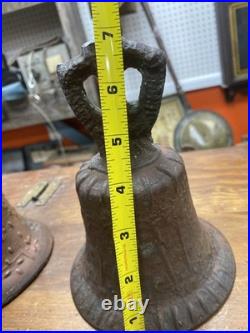 1 Antique 7'' Bronze Brass Mission 1811 Bell, YOUR CHOOSE OF ONE