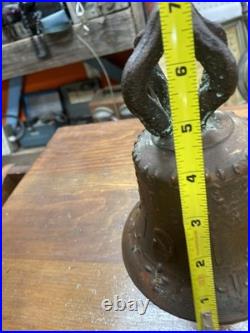 1 Antique 7'' Bronze Brass Mission 1811 Bell, YOUR CHOOSE OF ONE 1 Antique 7'' Bronze Brass Mission 1811 Bell, YOUR CHOOSE OF ONE