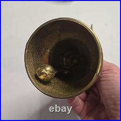 20th Century Antique Brass Monastery/Door Bell With Chain