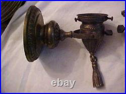 2 Arts & Crafts Handel ERA Wall Sconces 2-1/4 Bells Nice Finish Gimbal Style