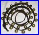 34 Brass Horse Sleigh Bells Pat May 14 1879 91 Leather Strap withBuckle
