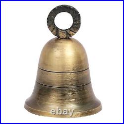 3 Indian Brass Bell Jingle Bells for Home Door Décor Craft Chime Pet Bell Décor