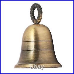 3 Indian Brass Bell Jingle Bells for Home Door Décor Craft Chime Pet Bell Décor