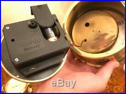 3 Vintage Ship Brass Marine Danbar Ships Bell Clock Barometer Hygrometer