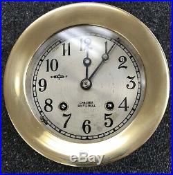 4 1/2 Chelsea Ships Bell Clock