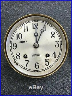 4 1/2 Chelsea Ships Bell Clock
