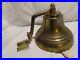 6 Vintage Nautical Antique Solid Brass Bell School Ship Farm Bar Pub Hanging