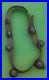 7 ANTIQUE GRADUATED BRASS SLEIGH Christmas Horse BELLS ON LEATHER STRAP 58