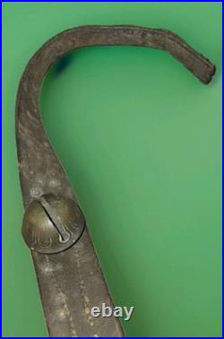 7 ANTIQUE GRADUATED BRASS SLEIGH Christmas Horse BELLS ON LEATHER STRAP 58