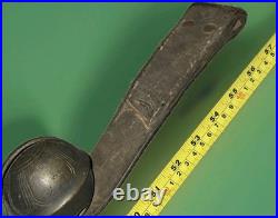7 ANTIQUE GRADUATED BRASS SLEIGH Christmas Horse BELLS ON LEATHER STRAP 58