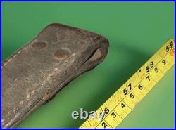 7 ANTIQUE GRADUATED BRASS SLEIGH Christmas Horse BELLS ON LEATHER STRAP 58