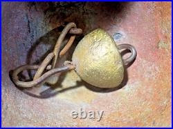 7 Antique Bronze Spanish Colonial Mission Bell 1881-XLNT Condition-7 Lbs