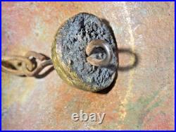 7 Antique Bronze Spanish Colonial Mission Bell 1881-XLNT Condition-7 Lbs
