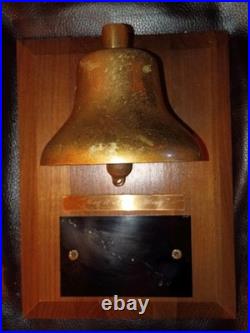 7 Military Brass Victory Bell, Heavy Solid Brass