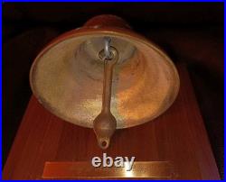 7 Military Brass Victory Bell, Heavy Solid Brass