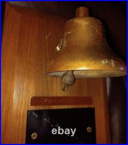7 Military Brass Victory Bell, Heavy Solid Brass