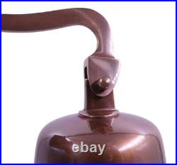 7inch Solid Brass Wall Mounted Ship Hanging Bell Antique Brass Bell for Recep