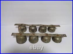 8 2 Sets Brass Bells Shaft General Store, Ice Cream Cart, Sleigh Gradual Sizes