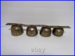 8 2 Sets Brass Bells Shaft General Store, Ice Cream Cart, Sleigh Gradual Sizes