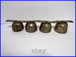 8 2 Sets Brass Bells Shaft General Store, Ice Cream Cart, Sleigh Gradual Sizes