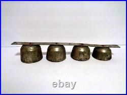 8 2 Sets Brass Bells Shaft General Store, Ice Cream Cart, Sleigh Gradual Sizes