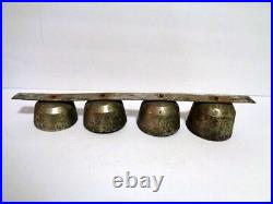 8 2 Sets Brass Bells Shaft General Store, Ice Cream Cart, Sleigh Gradual Sizes