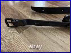 8' Antique 1800's Amish 18 Brass Sleigh Bell Petal Number Graduate 1.75 Harness