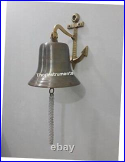 8 Antique Brass Titanic 1912 Nautical Ship Bell Home Decor Rustic Vintage