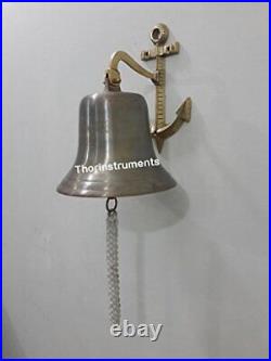 8 Antique Brass Titanic 1912 Nautical Ship Bell Home Decor Rustic Vintage