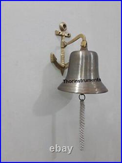 8 Antique Brass Titanic 1912 Nautical Ship Bell Home Decor Rustic Vintage