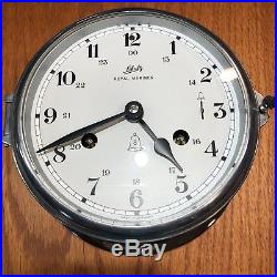 8 days Schatz Ships Bell Clock Marine, strong working clock and Pendulum Key