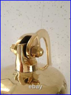 8 solid Brass US Navy Ship Bell Nautical Replica For Wall Hanging