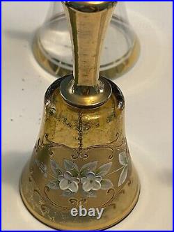 9 Vintage Ceramic And Glass Bells With Handle Look Great