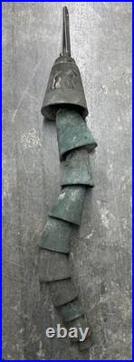 ANTIQUE 10 Brass Camel Bells Middle East Handmade Late 19th Early 20th Beautiful