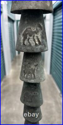 ANTIQUE 10 Brass Camel Bells Middle East Handmade Late 19th Early 20th Beautiful