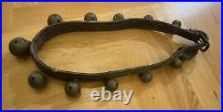 ANTIQUE CHRISTMAS Horse Sleigh 11 Different Jingle Bells 40 Great Sound