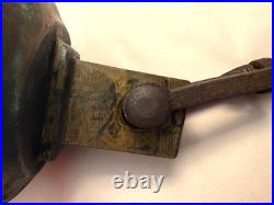 ANTIQUE NAUTICAL MARITIME BRASS BRONZE SHIPS BELL 15 Tall with Loop WEIGHT 10 lbs