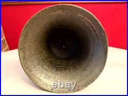 ANTIQUE NAUTICAL MARITIME BRASS BRONZE SHIPS BELL 15 Tall with Loop WEIGHT 10 lbs