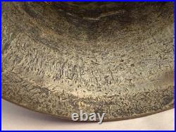 ANTIQUE NAUTICAL MARITIME BRASS BRONZE SHIPS BELL 15 Tall with Loop WEIGHT 10 lbs